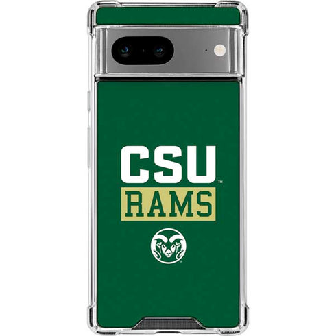 Colorado State University CSU Rams Google Pixel 8a Clear Case